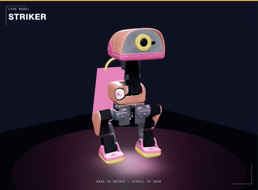 Coral cape Striker build from the real Duck Builder