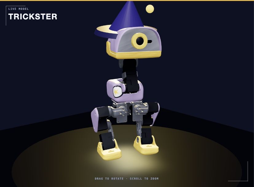 Lavender wizard Trickster build from the real Duck Builder